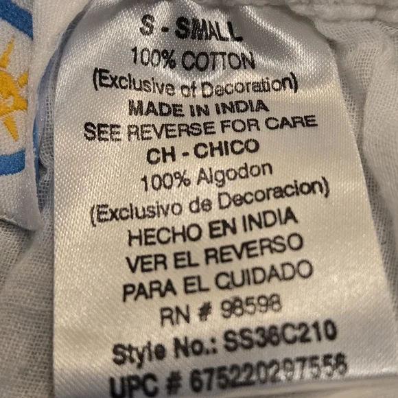 Sand N Sun Women’s Small White Tiered Midi Skirt Lightweight Cotton Boho Style - Picture 10 of 15